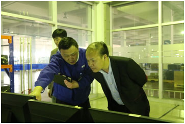 玉柴向导莅临今年会官网登录入口高科考察并举行生产专线授牌仪式